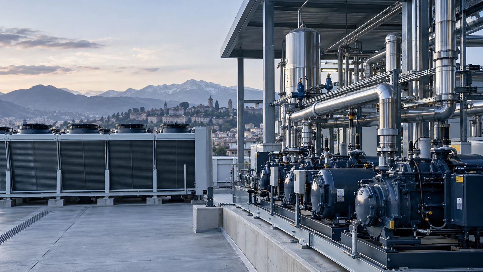 Impianto professionale di refrigerazione